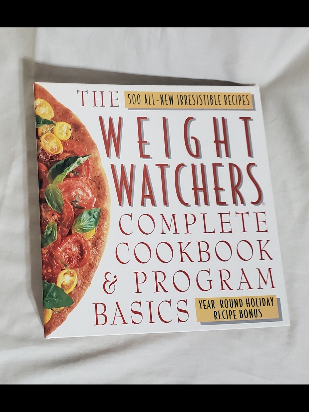 Weight Watchers Cookbook & Program Basics - White Cover with Red Text